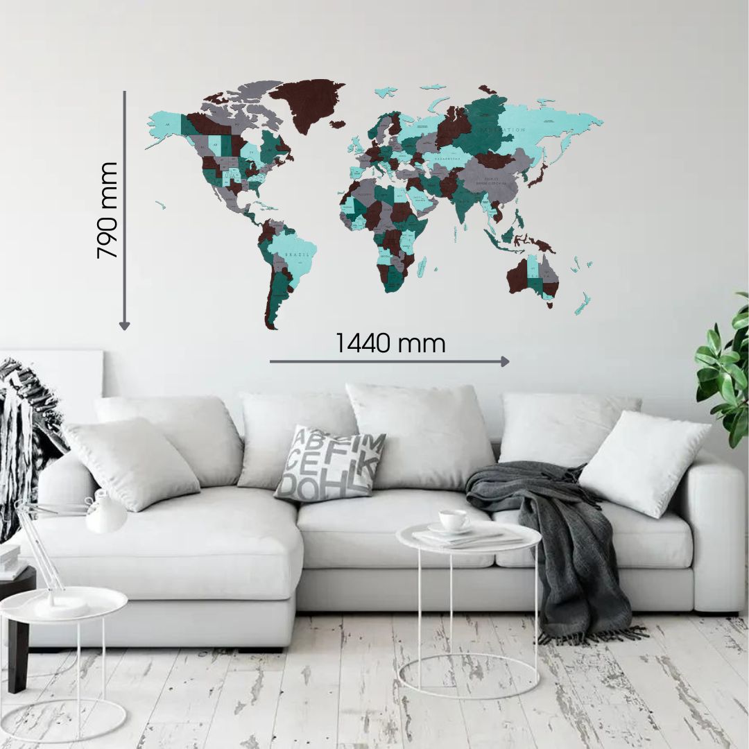 WORLD MAP Emerald Planet - Image 5