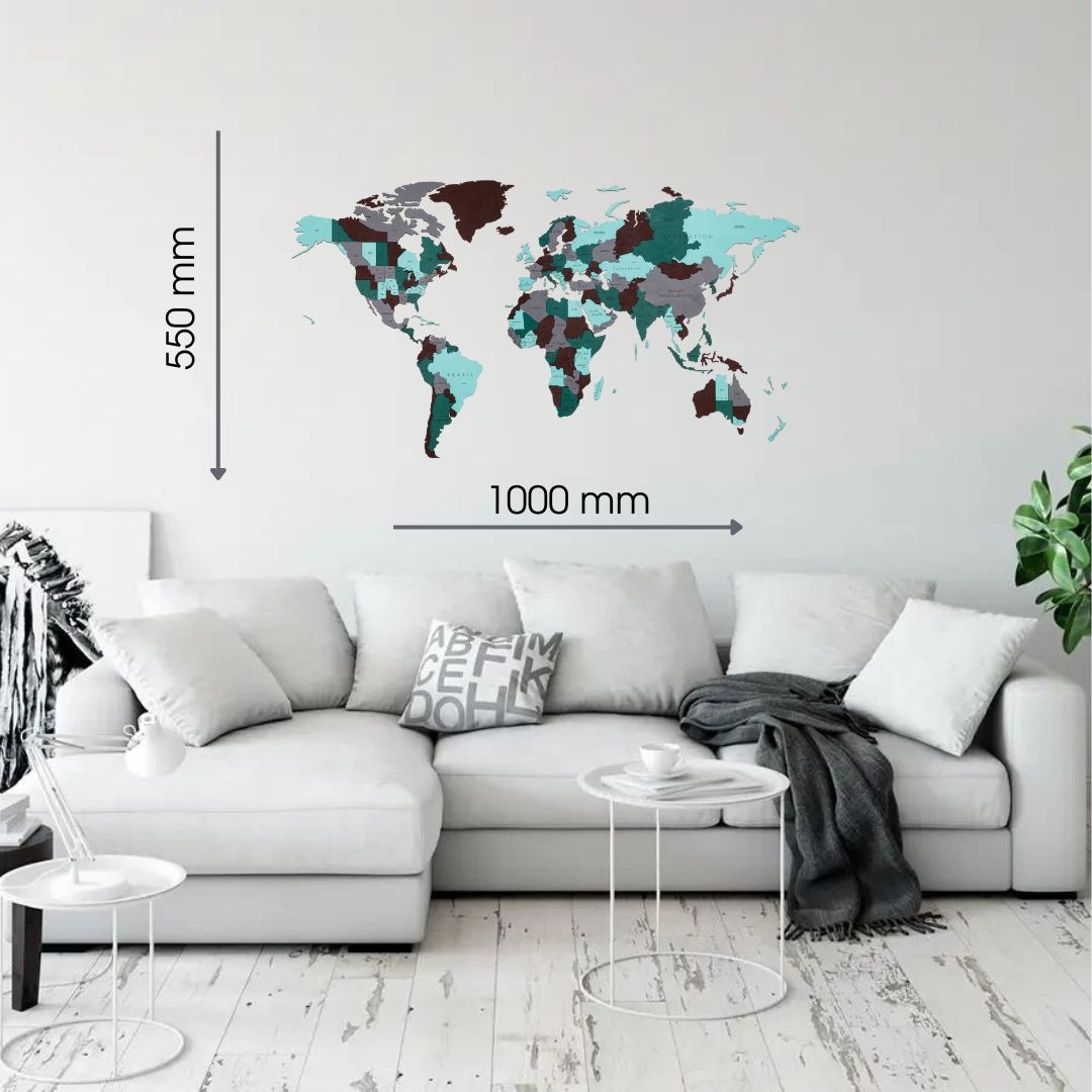 WORLD MAP Emerald Planet - Image 6