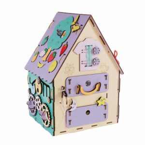 Развивающая модель «Бизиборд» Домик