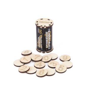 Головоломка деревянная "Найди Пару: Цифры"