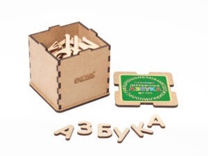 Головоломка деревянная "Деревянная азбука"