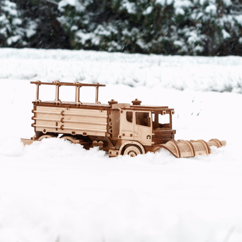 деревянный конструктор с механизмом как идеальный вариант подарка 