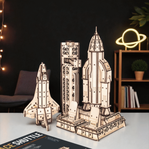 механический деревянный конструктор для взрослых